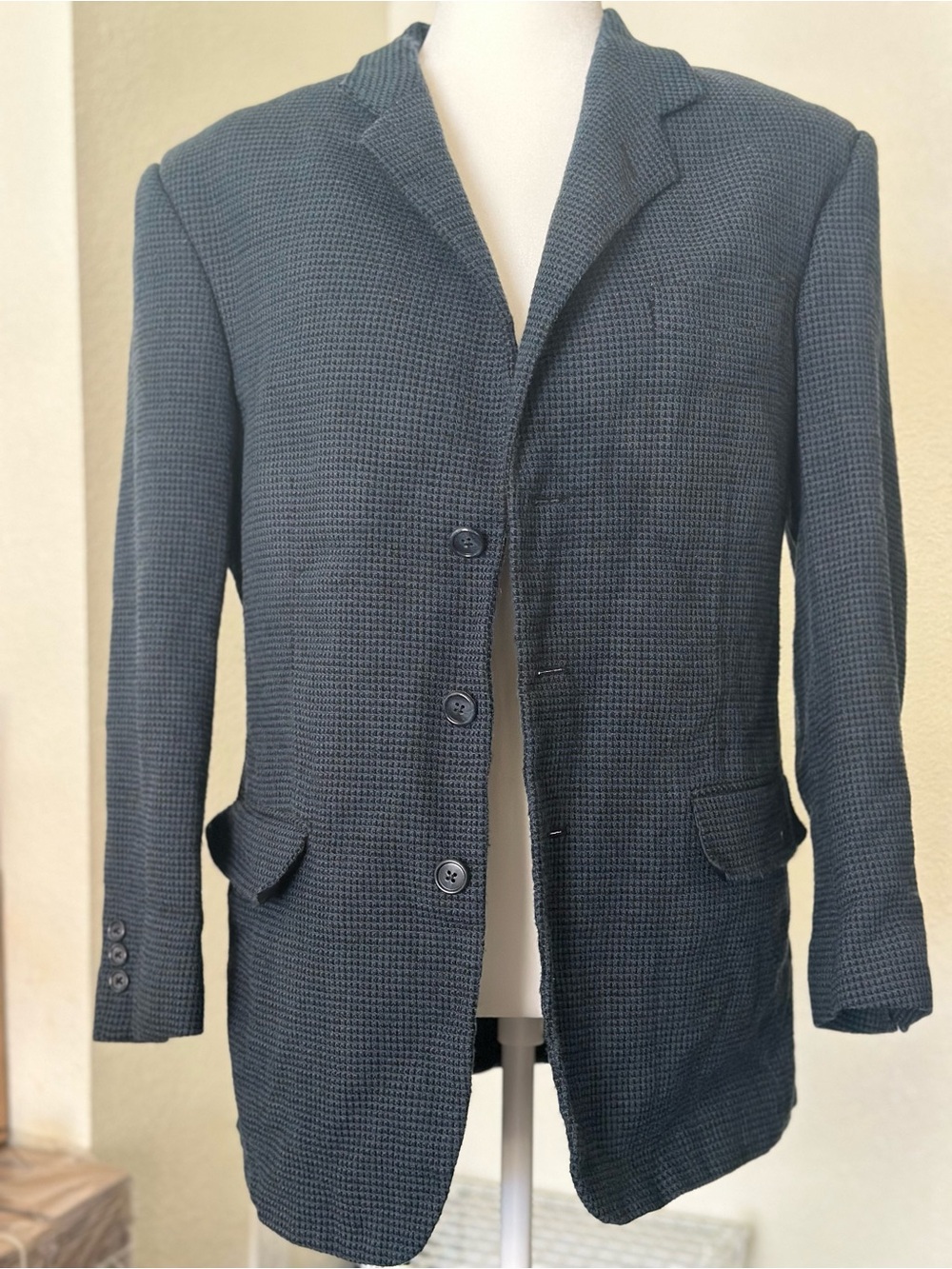 Vintage men's Ashworth 3-button pure wool sport coat/blazer
